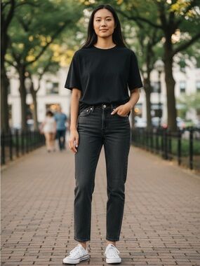 Madewell Classic the perfect vintage  Jeans in Black